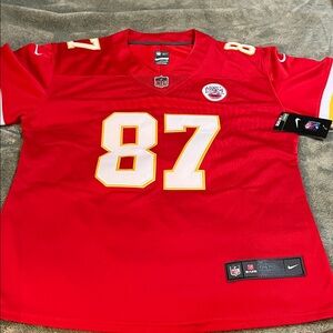 Kansas City Chiefs NFL Jersey 87 Kelce - womens XXL runs small - NWT
